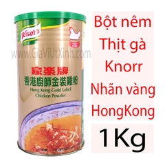 BỘT NÊM GÀ KNORR NHÃN VÀNG HONG KONG 1KG - KNORR HONG KONG GOLD LABEL CHICKEN POWDER