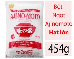 BỘT NGỌT AJINOMOTO 100G - 454G HẠT TO - MÌ CHÍNH - UMAMI SEASONING