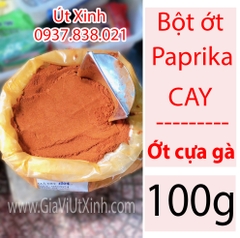 BỘT ỚT PAPRIKA CAY 100G - 250G - 500G - BỘT ỚT CỰA GÀ CAY - SPICY PAPRIKA POWDER - HOT PAPRIKA