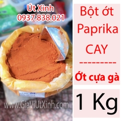 BỘT ỚT PAPRIKA CAY 500G - 1KG - BỘT ỚT CỰA GÀ CAY - SPICY PAPRIKA POWDER - HOT PAPRIKA