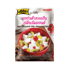 BỘT RAU CÂU HẠNH NHÂN LOBO THÁI 130G - AGAR DESSERT MIX ALMOND FLAVOR