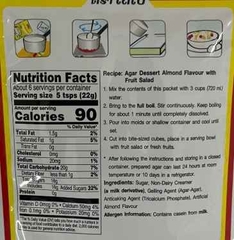 BỘT RAU CÂU HẠNH NHÂN LOBO THÁI 130G - AGAR DESSERT MIX ALMOND FLAVOR