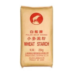 BỘT TÀN MÌ GẤU BẮC CỰC HONG KONG 1KG - CHINA POLAR BEAR BRAND WHEAT STARCH