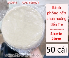 BÁNH PHỒNG NẾP BẾN TRE (CHƯA NƯỚNG) 20CM – BỊCH 50 CÁI