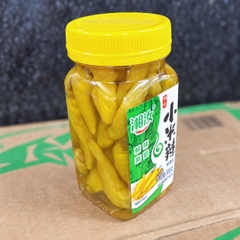 ỚT XANH MUỐI GIÒN XIANG RU 300G - ỚT HIỂM NGÂM CHUA TRUNG QUỐC