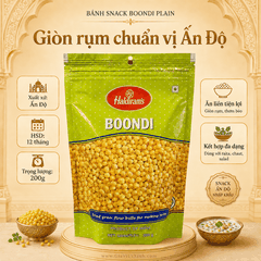 BÁNH SNACK BOONDI HALDIRAM’S 200G – SNACK ẤN ĐỘ GIÒN XỐP