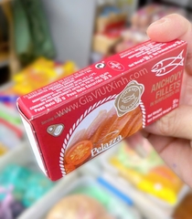 CÁ CƠM PHI LÊ NGÂM DẦU HƯỚNG DƯƠNG PELAZZA 50G – ANCHOVY FILLETS IN SUNFLOWER OIL