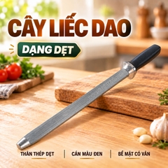 CÂY LIẾC DAO DẠNG DẸT - THANH MÀI DAO BẰNG THÉP THÂN DẸP
