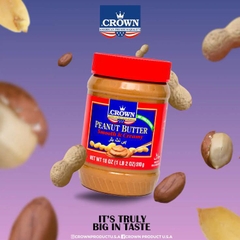 BƠ ĐẬU PHỘNG MỊN CROWN 510G - CROWN PEANUT BUTTER SMOOTH & CREAMY