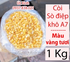CỒI SÒ ĐIỆP KHÔ 1KG - SCALLOP ADDUCTOR MUSCLE - A7 (MÀU VÀNG TƯƠI)
