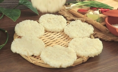 CƠM CHÁY TRÒN CHƯA CHIÊN 1KG - RAW CIRCLE SCORCHED RICE