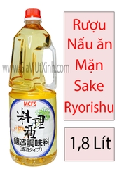 RƯỢU MẶN COOKING SAKE 1,8 LÍT - RƯỢU NẤU ĂN NHẬT BẢN RYORISHU