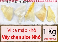 VI CÁ MẬP KHÔ (VI CHẸN SIZE NHỎ) 500G - 1KG - MÃ A6000
