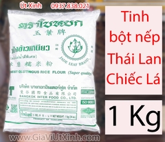 (NGUYÊN THÙNG) TINH BỘT NẾP THÁI LAN CHIẾC LÁ 1KG – JADE LEAF BRAND