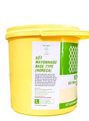 (MÀU XANH) SỐT MAYONNAISE BASE TYPE HORECA KEWPIE 3KG