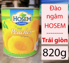 ĐÀO NGÂM HOSEM 820G - HOSEM HALF PEACHES IN SYRUP
