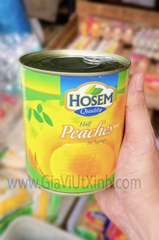 ĐÀO NGÂM HOSEM 820G - HOSEM HALF PEACHES IN SYRUP
