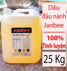 DẦU ĐẬU NÀNH JANBEE 25KG - JANBEE SOYBEAN OIL - DẦU CAN 25KG