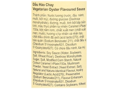 DẦU HÀO CHAY LEE KUM KEE 510G - VEGETARIAN OYSTER FLAVOURED SAUCE