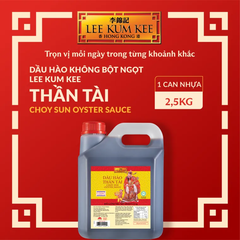 DẦU HÀO THẦN TÀI 2.5KG LEE KUM KEE - CHOY SUN OYSTER SAUCE HONGKONG