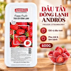 DÂU TÂY ĐÔNG LẠNH ANDROS 600G – FROZEN STRAWBERRY (NGUYÊN TRÁI)