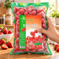 DÂU TÂY ĐÔNG LẠNH V-SAFEFOOD 1KG – FROZEN STRAWBERRY