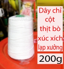DÂY CỘT THỊT BÒ, XÚC XÍCH, LẠP XƯỞNG 200G - CHỈ CỘT THỊT BÒ - BEEF STRING
