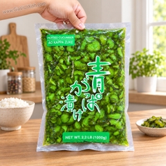 DƯA LEO MUỐI XANH NHẬT BẢN AO KAPPA ZUKE 1KG - PICKLED CUCUMBER (DƯA CHUỘT MUỐI))