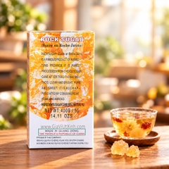 ĐƯỜNG PHÈN VÀNG HONG KONG XIN HUA 400G – HOÀNG BĂNG ĐƯỜNG - YELLOW ROCK SUGAR