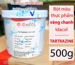 BỘT MÀU THỰC PHẨM VÀNG CHANH IDACOL 500G - TARTRAZINE - BỘT MÀU ẤN ĐỘ