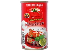 CÁ MÒI SỐT CÀ 3 CÔ GÁI 155G - CÁ NỤC SỐT CÀ
