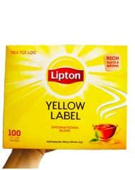TRÀ LIPTON TÚI LỌC NHÃN VÀNG 200G (100 GÓI X 2G)