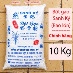 BỘT GẠO SANH KÝ 10KG - RICE STARCH - LÀM BÁNH CUỐN, BÁNH CANH