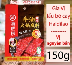 GIA VỊ LẨU BÒ CAY HAIDILAO 150G - VỊ NGUYÊN BẢN - CHÍNH HÃNG