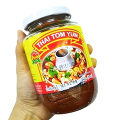 GIA VỊ LẨU THÁI TOM YUM PASTE HIỆU MADAM PUM 454G – INSTANT SOUR SOUP PASTE TOMYUM
