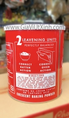 BỘT NỔI CRESCENT BAKING POWDER 2,7KG - BỘT NỔI MỸ - BỘT NỞ MỸ