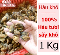 HÀU KHÔ (SIZE ĐẠI) 1KG - HÀU TƯƠI SẤY KHÔ - DRY OYSTERS