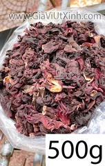 HOA ATISO ĐỎ KHÔ (NGUYÊN BÔNG) 500G- 1KG - HOA BỤP GIẤM- HIBISCUS