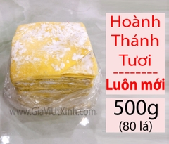 LÁ HOÀNH THÁNH TƯƠI 500G - FRESH WONTON WRAPPER