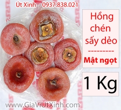 HỒNG CHÉN SẤY DẺO 1KG - THƠM DẺO CHUẨN VỊ ĐÀ LẠT - HỒNG TREO GIÓ