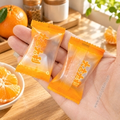KẸO DẺO VỊ QUÝT UDK 300G – HŨ TRÁI QUÝT ĐẠI CÁT ĐẠI LỢI