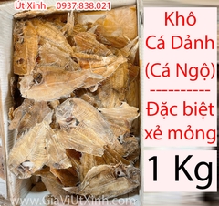 KHÔ CÁ DẢNH (CÁ VẢNH - CÁ NGỘ) - LOẠI ĐẶC BIỆT XẺ MỎNG - GÓI 500G - 1KG