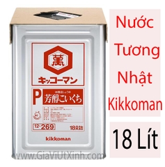 NƯỚC TƯƠNG NHẬT BẢN 18 LÍT - KIKKOMAN SHOYU - JAPAN LIGHT SOY SAUCE