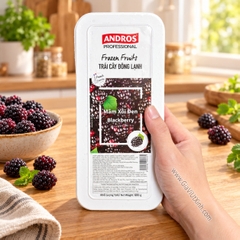 MÂM XÔI ĐEN ĐÔNG LẠNH ANDROS 600G – FROZEN BLACKBERRY (NGUYÊN TRÁI)
