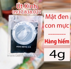 MẬT ĐEN CON MỰC 4G - TÚI MỰC - MẬT MỰC - CUTTLEFISH INK - TINTA DE SEPIA
