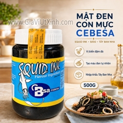 MẬT ĐEN CON MỰC CEBESA 500G - SQUID INK - TÂY BAN NHA
