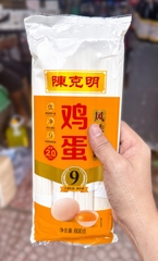 MÌ ĐŨA TRỨNG CHEN KE MING SỢI DẸT 2MM - MÌ NỘI ĐỊA TRUNG CÁN 9 LỚP (800G)