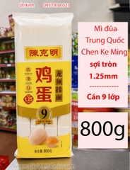 MÌ ĐŨA TRỨNG CHEN KE MING SỢI TRÒN 1.25MM - MÌ NỘI ĐỊA TRUNG CÁN 9 LỚP (800G)