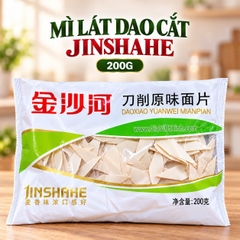 MÌ LÁT DAO CẮT JINSHAHE 200G - MÌ BẢN DẸT TRUNG QUỐC