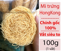 MÌ TRỨNG HONG KONG 100G - HONG KONG EGG NOODLE